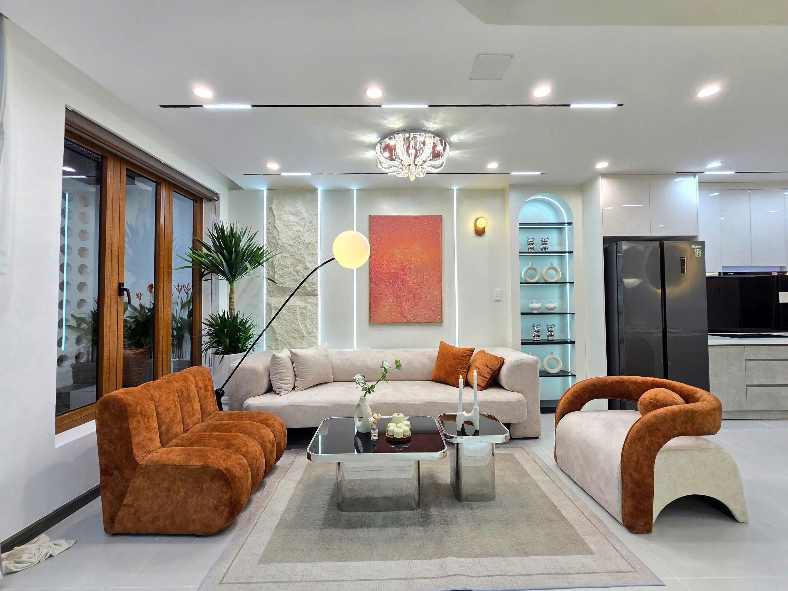 Q1| Cho thuê nhà 3 tầng 3 ngủ 4 wc kiệt trưng nữ vương gần phố đi bộ bạch đằng, full nội thất mới đẹp 3 tầng có điều hoà phòng khách
